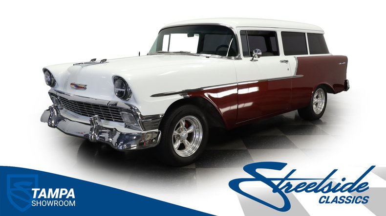 Chevrolet-150-1956-Burgundy-Maroon-Gray
