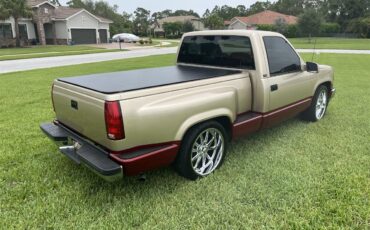 Chevrolet-1500-1992-Gold-over-burgundy-Dark-Red