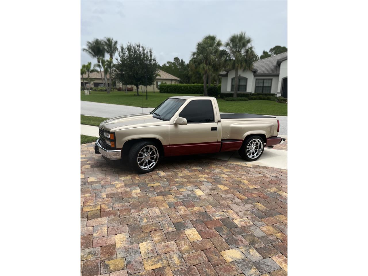 Chevrolet-1500-1992-Gold-over-burgundy-Dark-Red-5