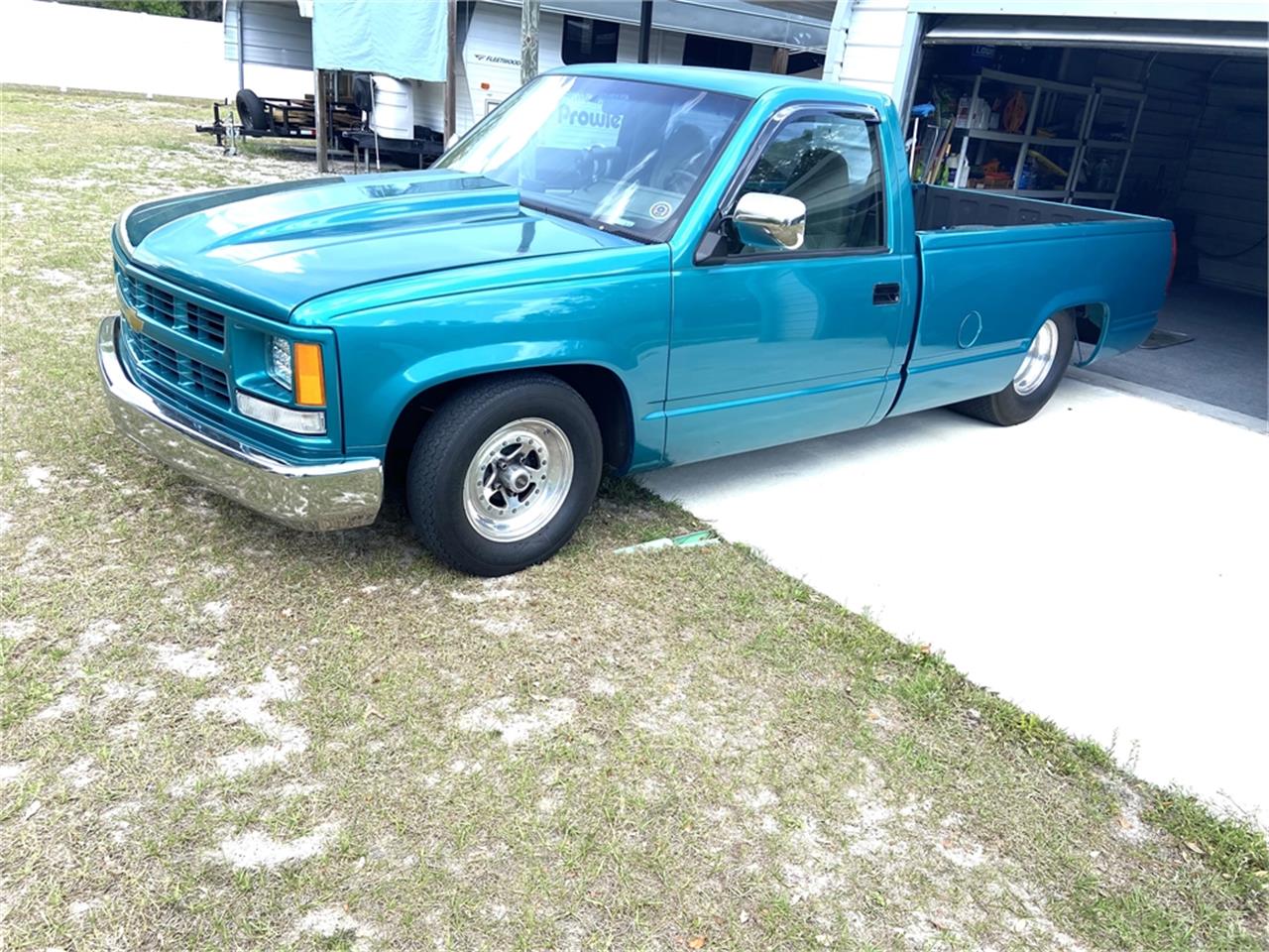 Chevrolet-1500-1994-Teal-Gray
