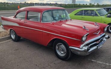 Chevrolet-210-2-door-post-1957-red