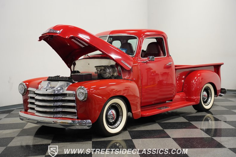 Chevrolet-3100-1949-Red-Red-26