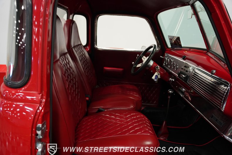 Chevrolet-3100-1949-Red-Red-42