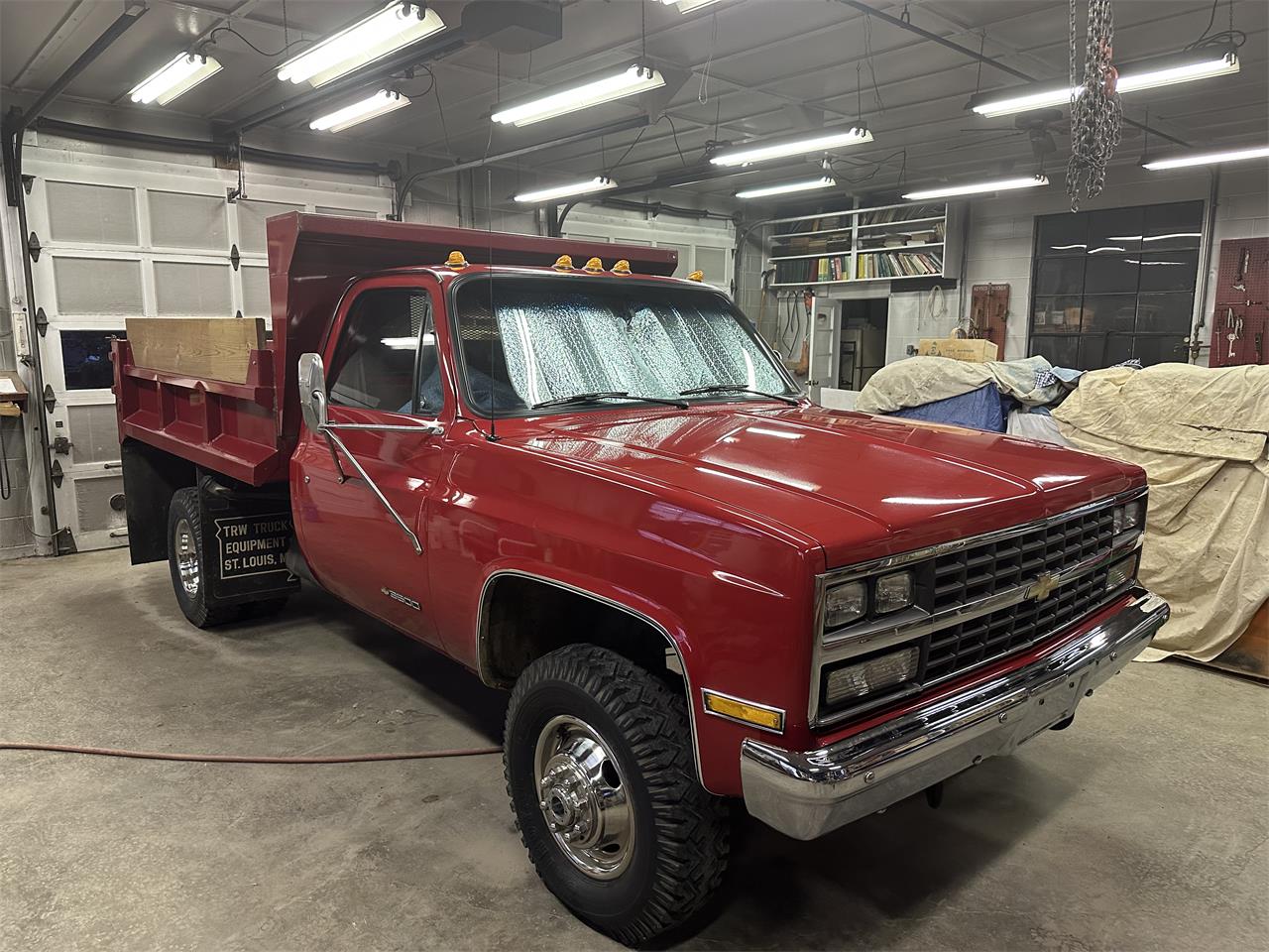 Chevrolet-3500-1989-Red-Dark-Red-8