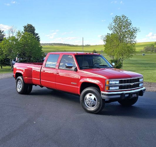 Chevrolet-3500-1993-Red-9