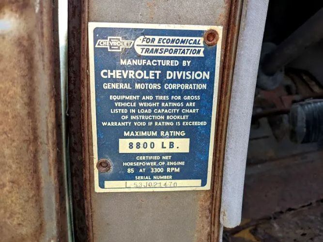 Chevrolet-3800-1953-Green-Green-Vinyl-6