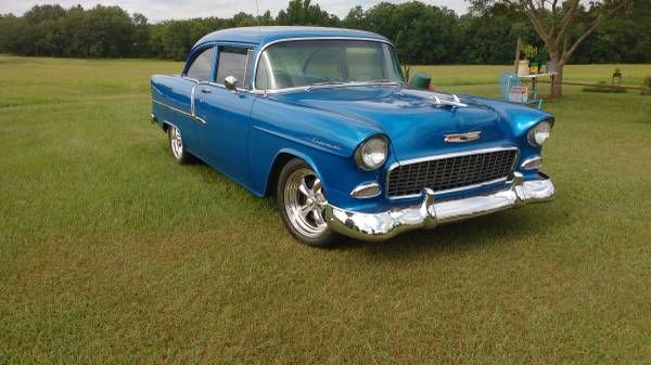 Chevrolet-Bel-air-1955-Blue-Gray