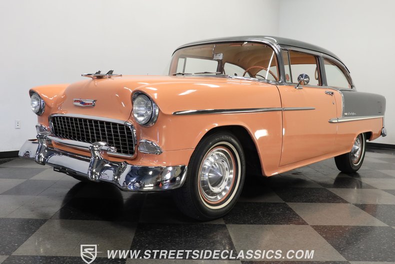 Chevrolet-Bel-air-1955-Coral-Coral-and-Gray-22