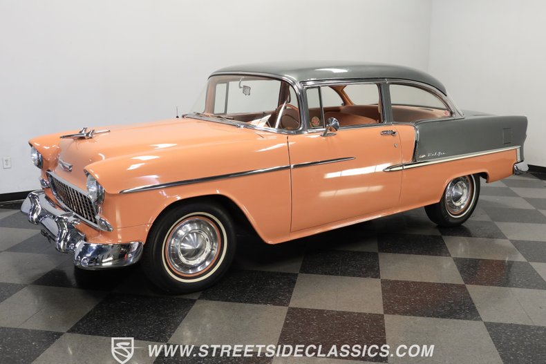 Chevrolet-Bel-air-1955-Coral-Coral-and-Gray-7