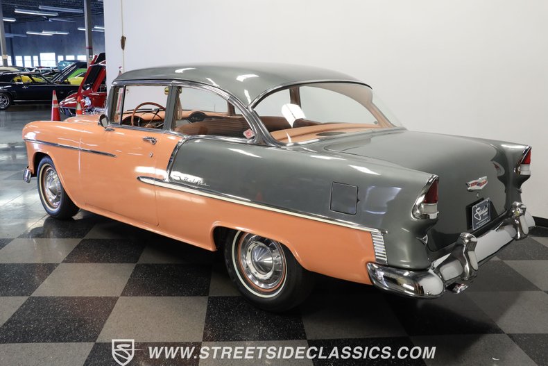 Chevrolet-Bel-air-1955-Coral-Coral-and-Gray-8