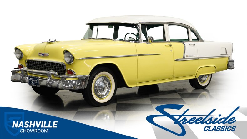 Chevrolet-Bel-air-1955-Harvest-Gold-Green-37
