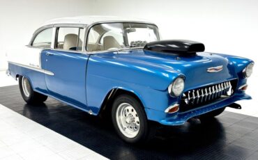 Chevrolet-Bel-air-1955-Medium-Blue-Metallic-White-16