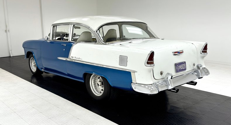 Chevrolet-Bel-air-1955-Medium-Blue-Metallic-White-2