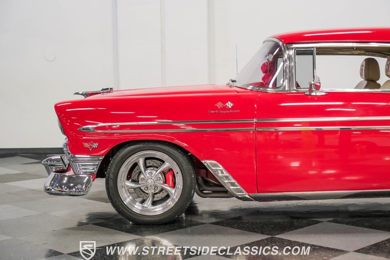 Chevrolet-Bel-air-1956-Fire-Engine-Red-Tan-10