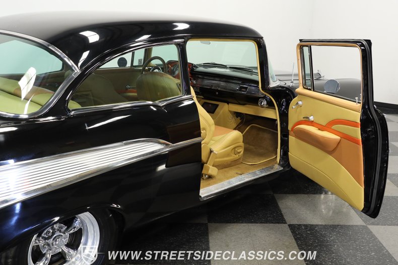 Chevrolet-Bel-air-1957-Black-Saddle-Tan-15