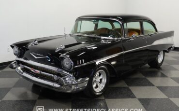 Chevrolet-Bel-air-1957-Black-Saddle-Tan-22
