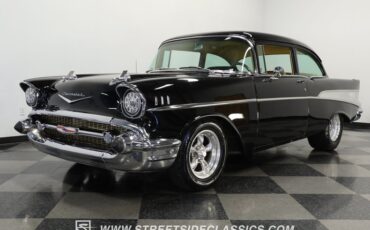 Chevrolet-Bel-air-1957-Black-Saddle-Tan-23