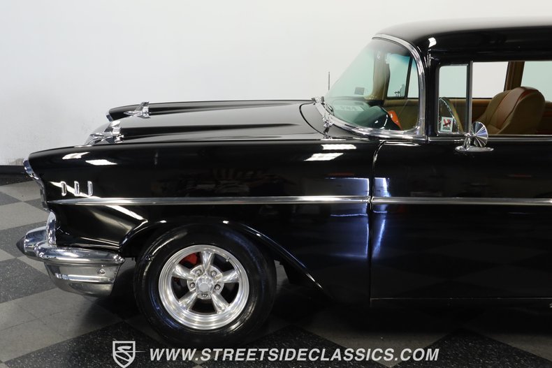 Chevrolet-Bel-air-1957-Black-Saddle-Tan-27