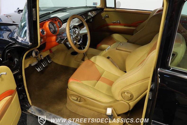 Chevrolet-Bel-air-1957-Black-Saddle-Tan-3