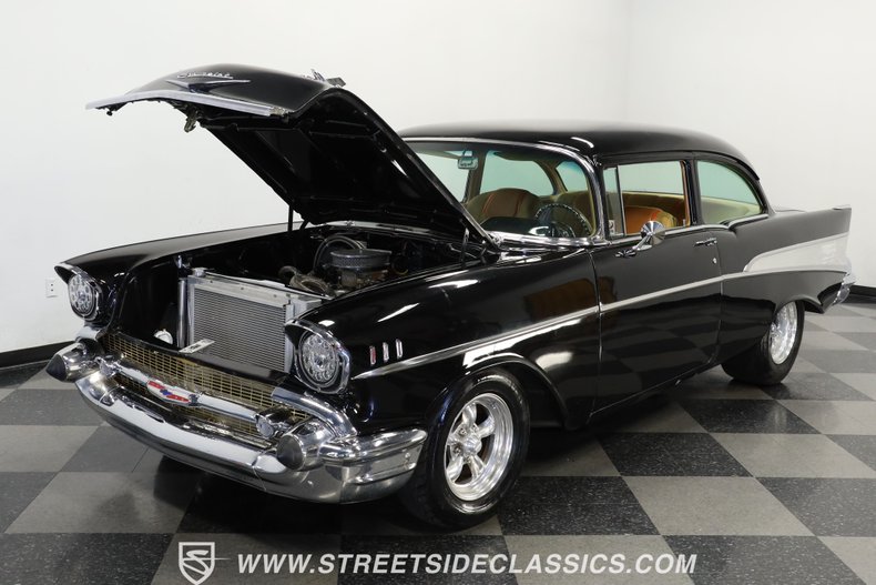 Chevrolet-Bel-air-1957-Black-Saddle-Tan-33
