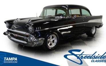 Chevrolet-Bel-air-1957-Black-Saddle-Tan
