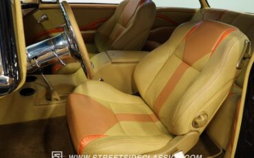 Chevrolet-Bel-air-1957-Black-Saddle-Tan-44