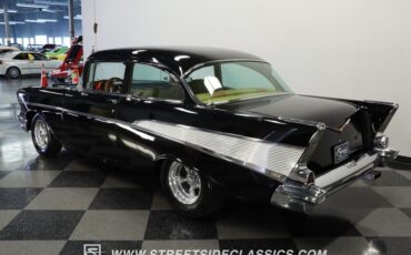 Chevrolet-Bel-air-1957-Black-Saddle-Tan-5
