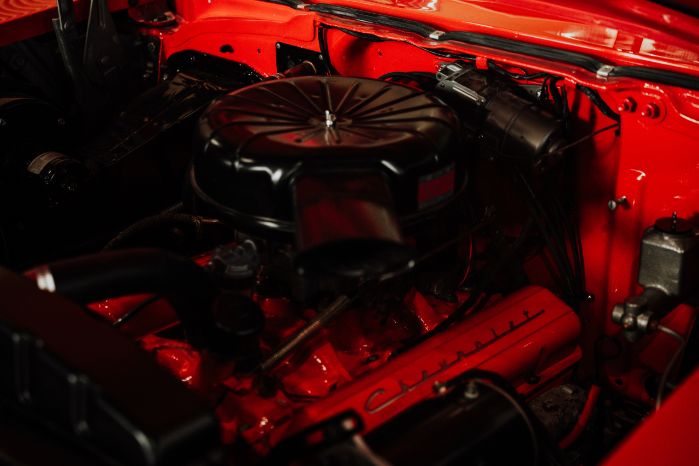 Chevrolet-Bel-air-1957-Red-Red-vinyl-10