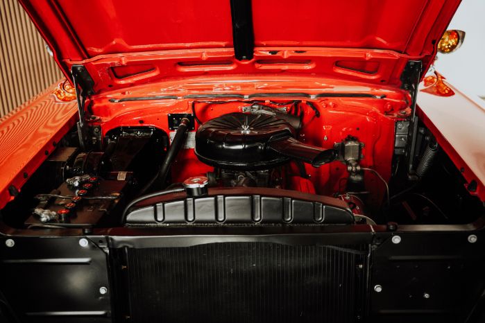 Chevrolet-Bel-air-1957-Red-Red-vinyl-11