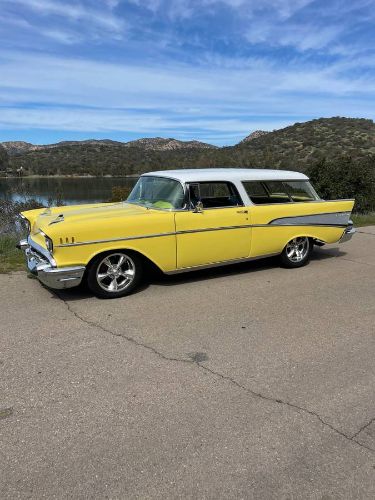 Chevrolet-Bel-air-1957-YellowWhite-Black-Vinyl-8