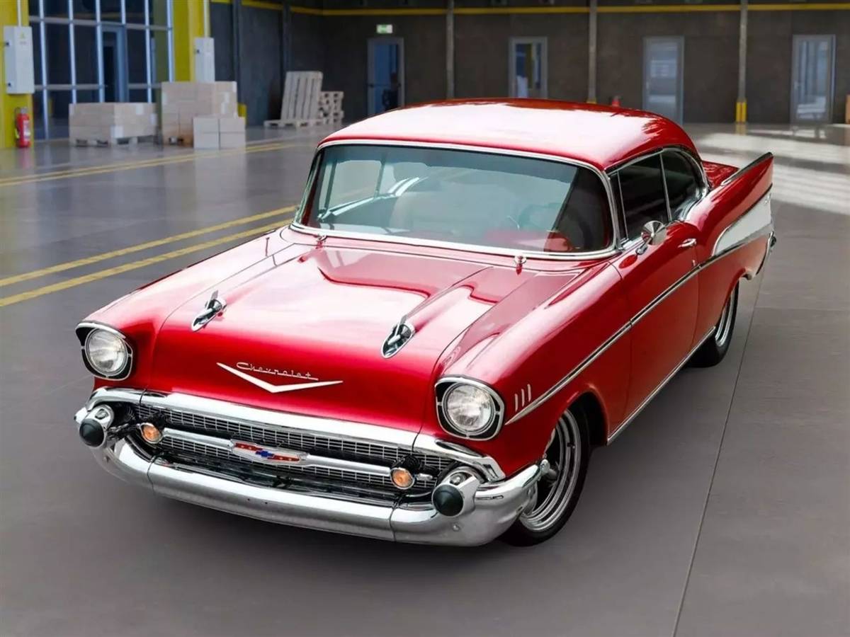 Chevrolet-Bel-air-1957-red-1