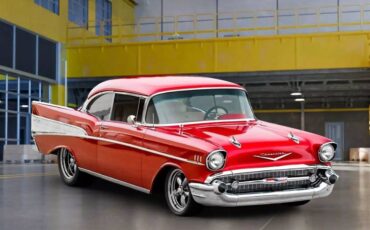 Chevrolet-Bel-air-1957-red