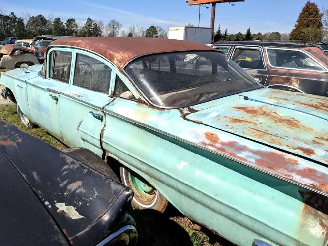 Chevrolet-Biscayne-1960-Teal-Gray-19