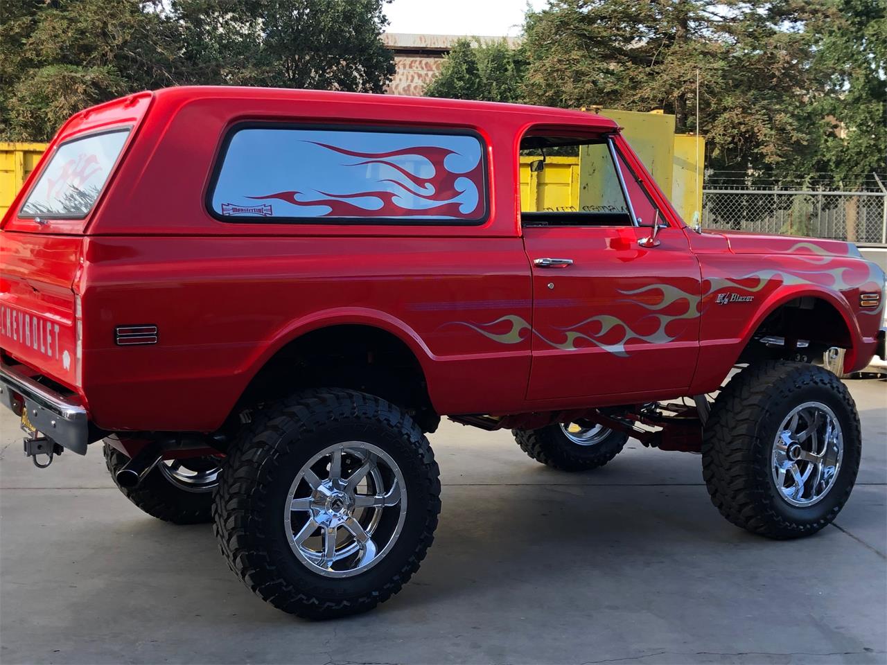 Chevrolet-Blazer-1971-Red-Gray-11