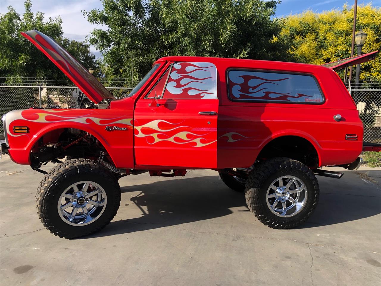Chevrolet-Blazer-1971-Red-Gray-2