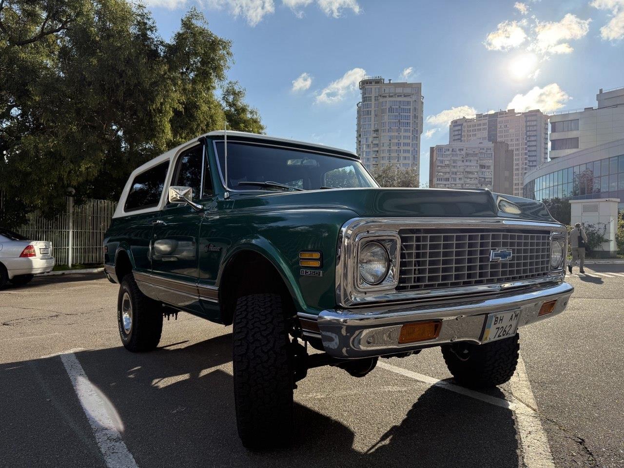 Chevrolet-Blazer-1972-Green-Beige-2