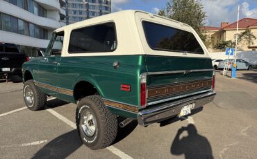 Chevrolet-Blazer-1972-Green-Beige-6