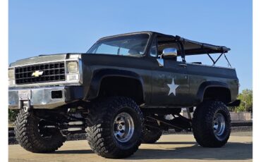 Chevrolet-Blazer-1973-Army-Green-Black-1