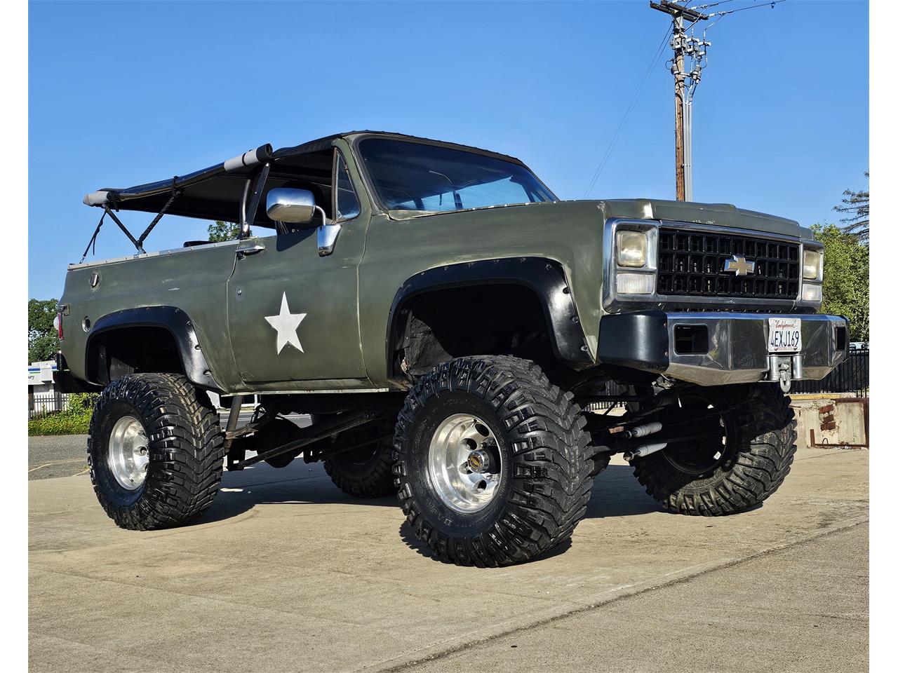 Chevrolet-Blazer-1973-Army-Green-Black-3