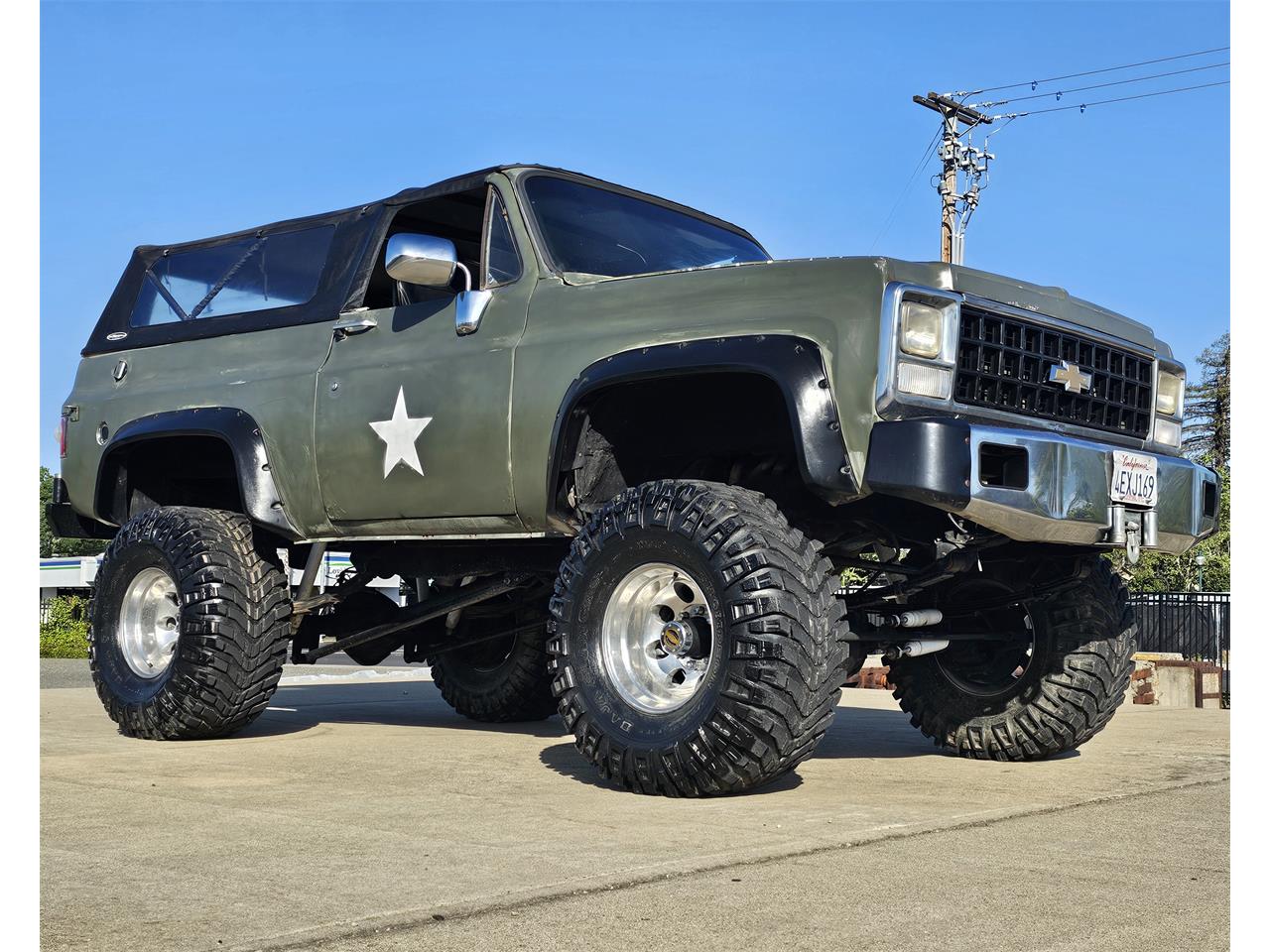 Chevrolet-Blazer-1973-Army-Green-Black-4