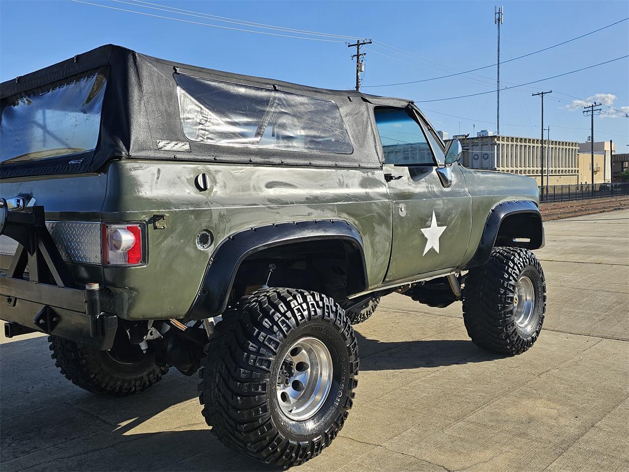 Chevrolet-Blazer-1973-Army-Green-Black-7