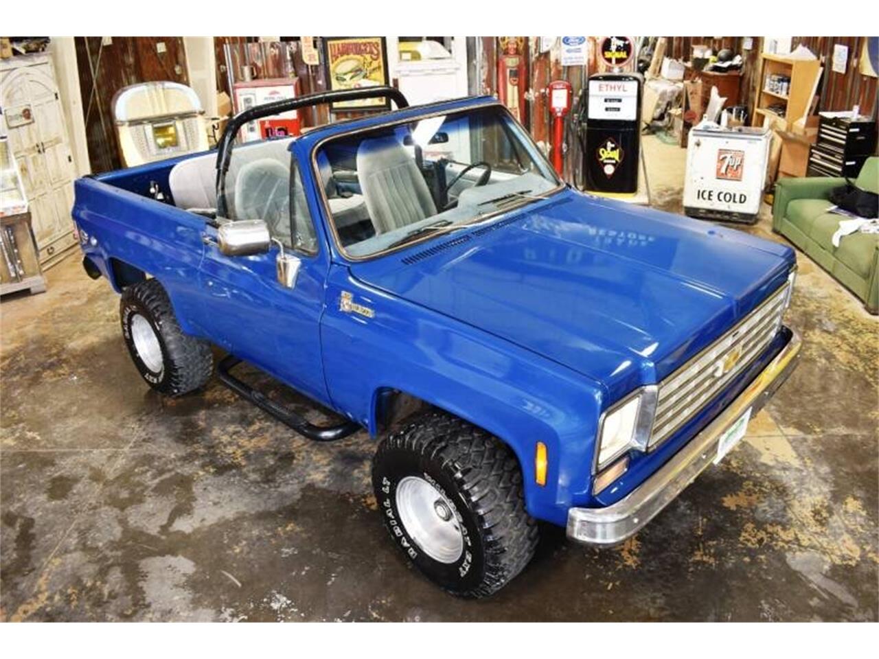 Chevrolet-Blazer-1975-Blue-Greyblue-1