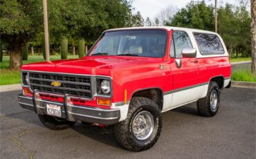 Chevrolet-Blazer-1975-Redwhite-2-tone-Tan