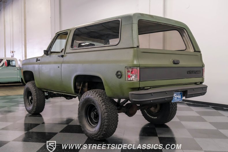 Chevrolet-Blazer-1979-Olive-Drab-Green-Tan-11