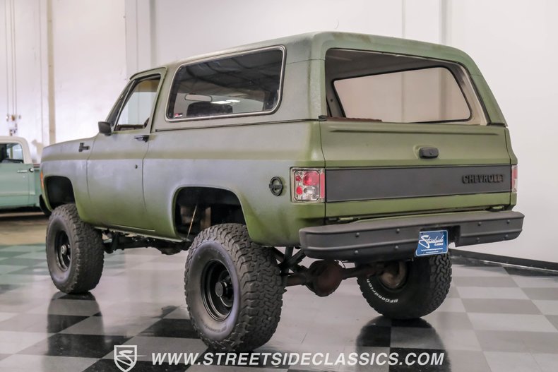 Chevrolet-Blazer-1979-Olive-Drab-Green-Tan-12