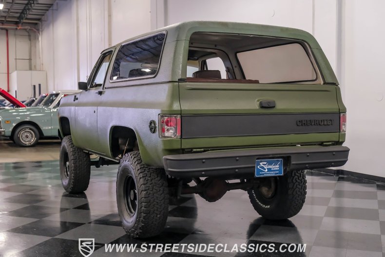 Chevrolet-Blazer-1979-Olive-Drab-Green-Tan-14