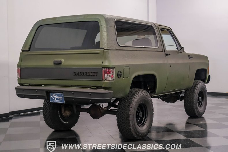 Chevrolet-Blazer-1979-Olive-Drab-Green-Tan-16
