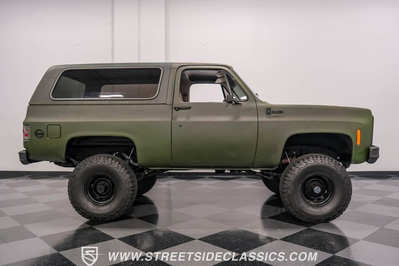 Chevrolet-Blazer-1979-Olive-Drab-Green-Tan-17