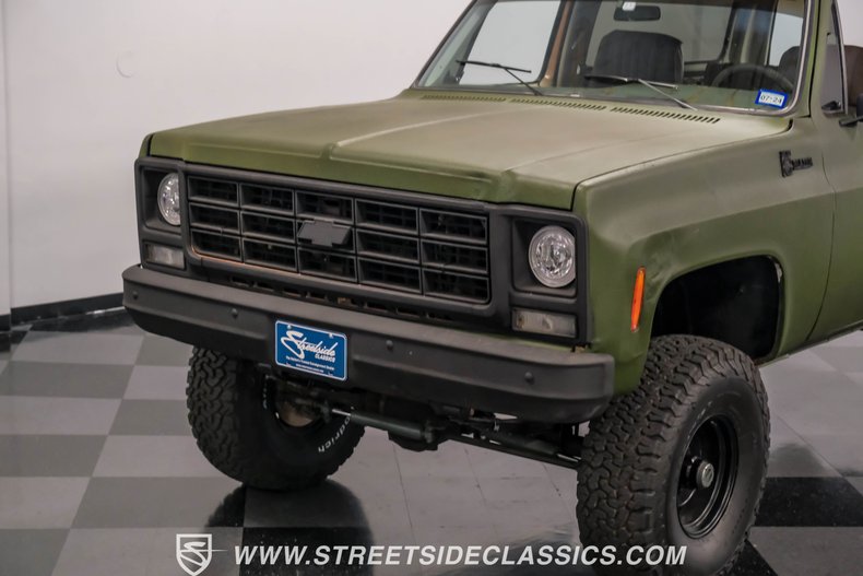 Chevrolet-Blazer-1979-Olive-Drab-Green-Tan-23