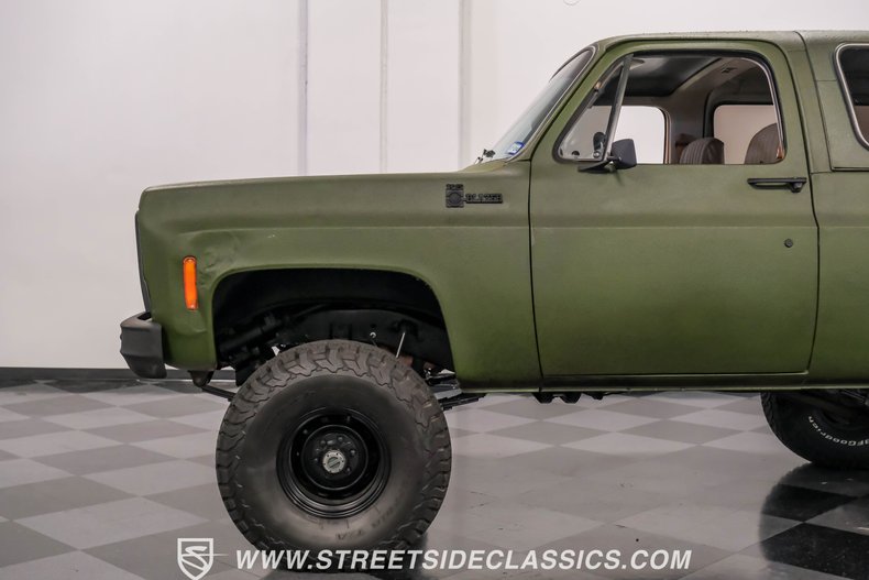 Chevrolet-Blazer-1979-Olive-Drab-Green-Tan-27